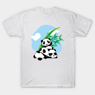 Panda and bamboo T-Shirt